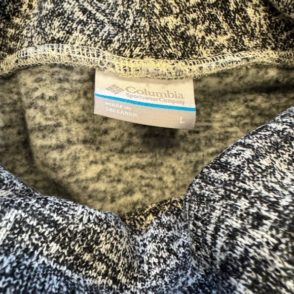 Columbia Mock Neck Aztec Pullover Athletic Sweater size Large - Picture 2 of 6